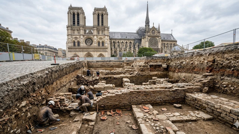 Notre Dame’ın altında ne var? Paris’in hafıza kartı bulundu - Resim: 1