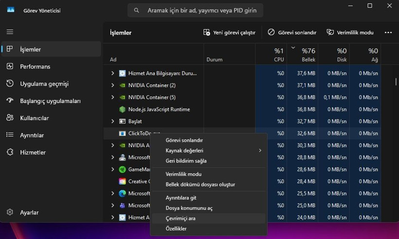 Windows Görev Yöneticisi ile ilgili bunları mutlaka bilmeniz gerekiyor! - Resim: 2