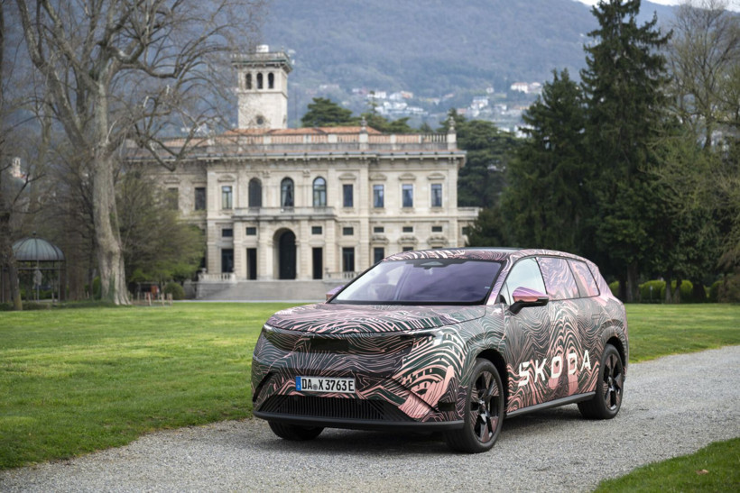 7 koltuk, 1000 litrelik bagaj: Škoda’nın en büyük elektriklisi geliyor - Resim: 1