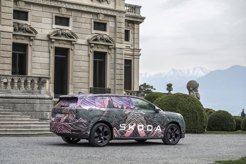 7 koltuk, 1000 litrelik bagaj: Škoda’nın en büyük elektriklisi geliyor - Resim: 3