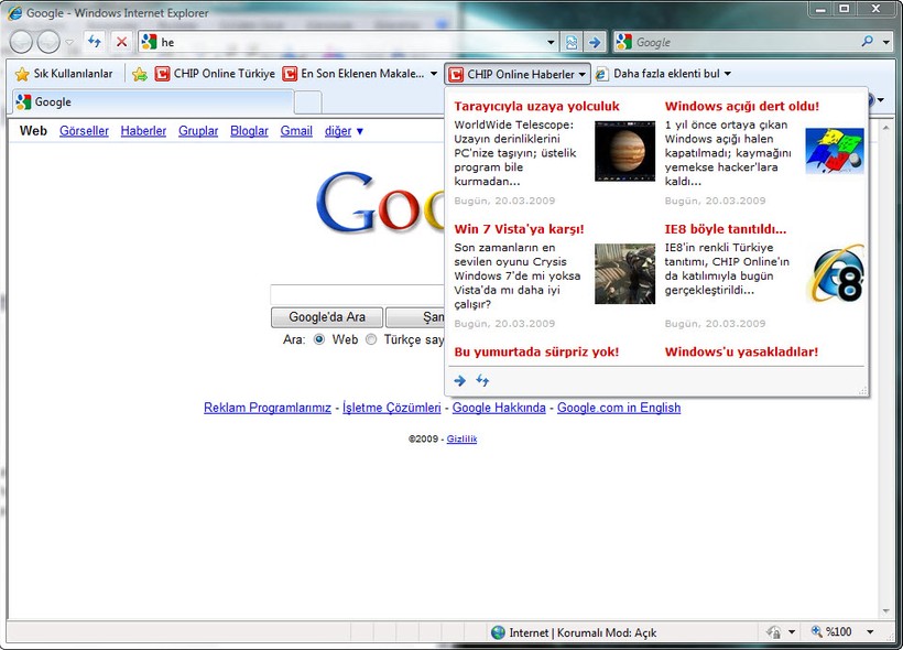 TEST: Microsoft Internet Explorer 8.0 Final - Resim: 7