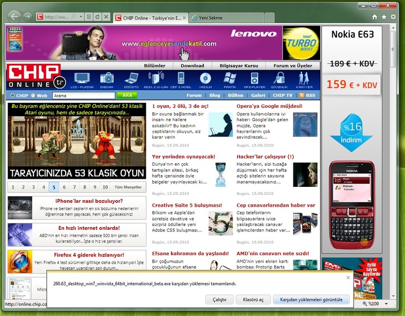 Internet Explorer 9 Beta hazır! - Resim: 1