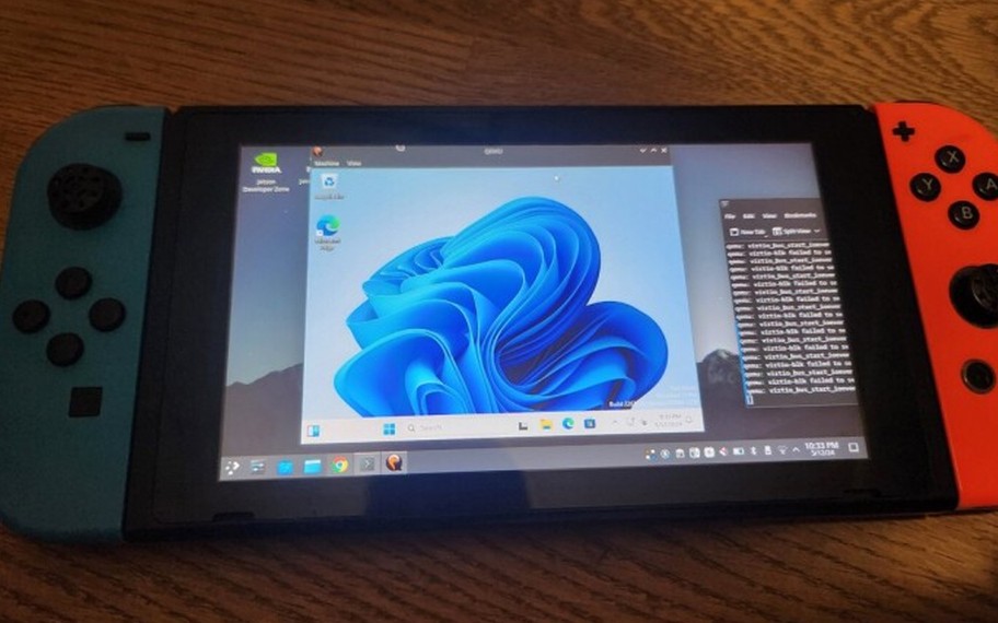 Windows 11'i Nintendo Switch üzerinde işte böyle çalıştırdılar