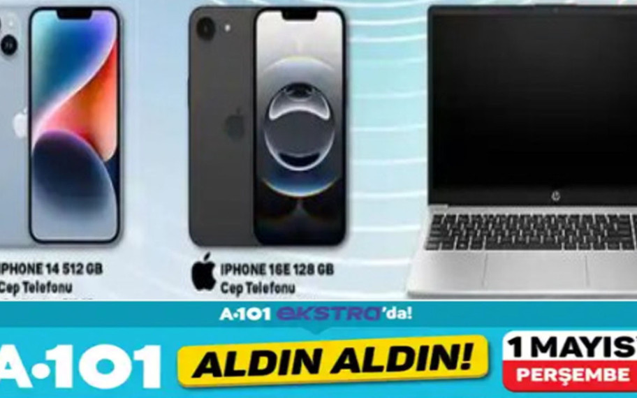 1 Mayıs'ta A101'de Teknoloji Ürünleri: iPhone 16e, Aukey Şarj Adaptörü ve Galaxy Buds FE