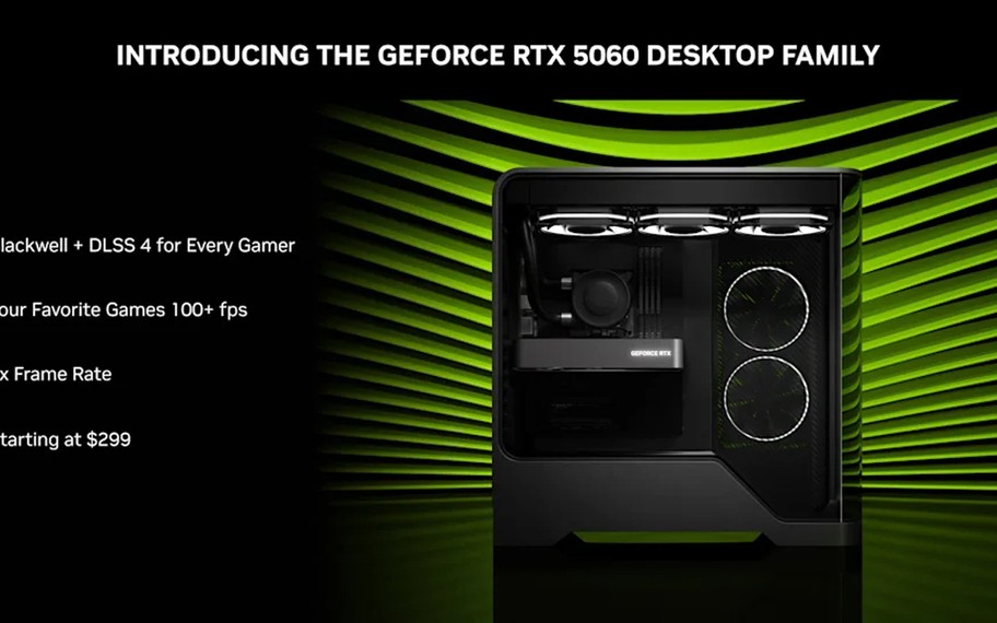 Nvidia, bütçe GPU'su RTX 5060'ın çıkış tarihini ve fiyatını resmi olarak açıkladı