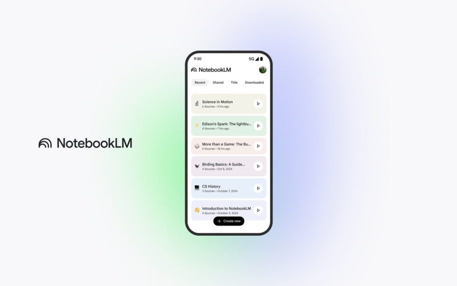 Google'In NotebookLM'ini kullanmak için artık bilgisayara gerek yok