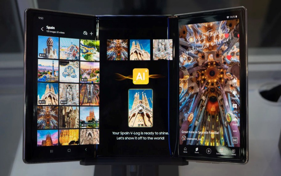 Samsung doğruladı: Üçe katlanan telefon 2025 sonunda geliyor!