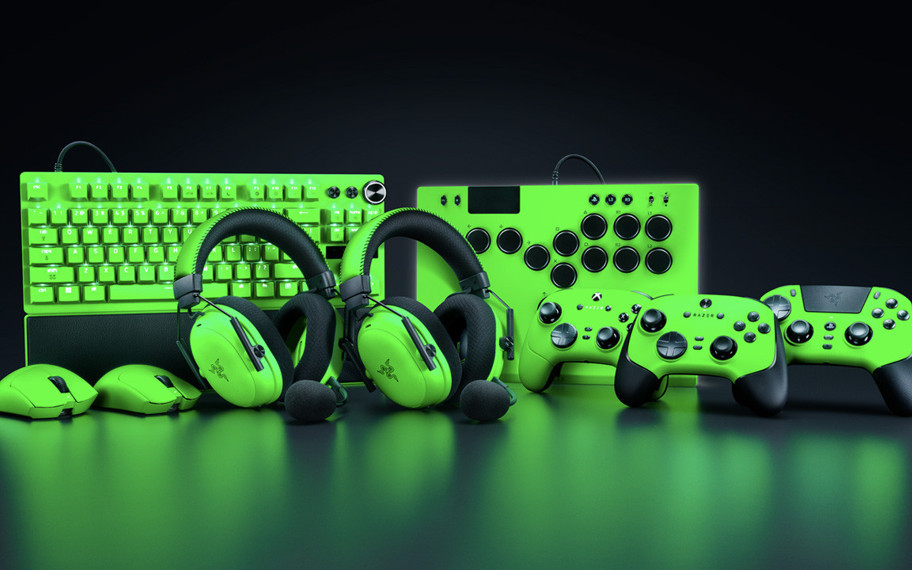 Razer, profesyonel oyunculara yönelik "Esports Green" koleksiyonunu tanıttı