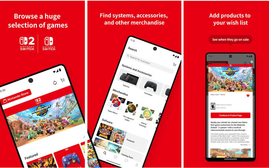 Nintendo Store yayında: Alışverişten oyun süresine her şey tek uygulamada