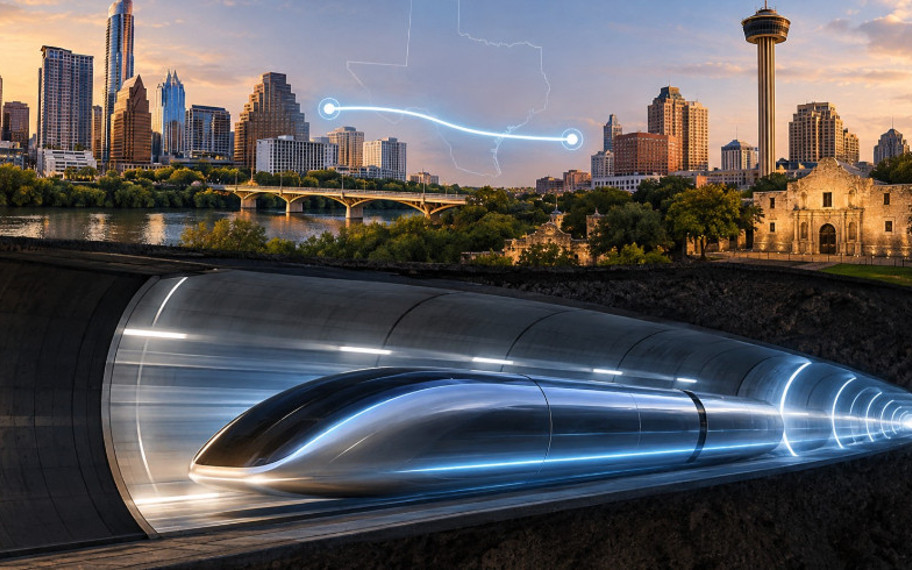 Elon Musk, Austin ile San Antonio arasına Hyperloop kurmak istiyor