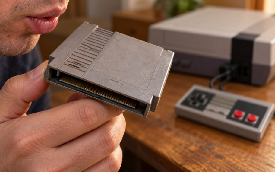 Çocukken oyun kartuşlarına üflüyorduk: Nintendo neden bunu önermiyor?