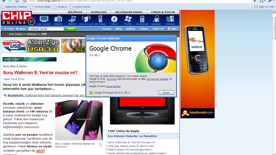 Chrome 3 Beta hazır!