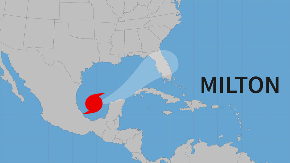 Milton kasırgasının uzaydan çekilmiş korkunç görüntüleri yayınlandı