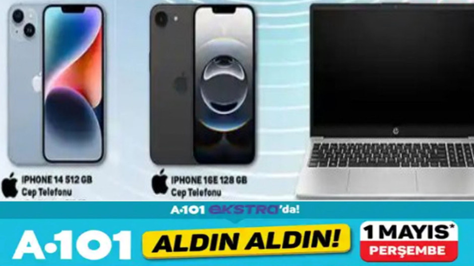 1 Mayıs'ta A101'de Teknoloji Ürünleri: iPhone 16e, Aukey Şarj Adaptörü ve Galaxy Buds FE