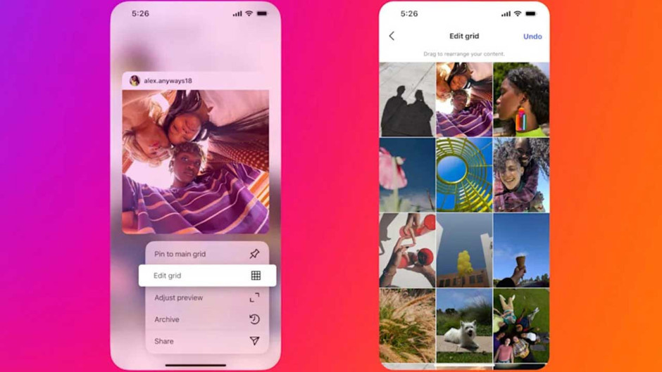 Instagram'da devrim gibi yenilikler! Izgarayı düzenle, deneme Reels’leri yayınla