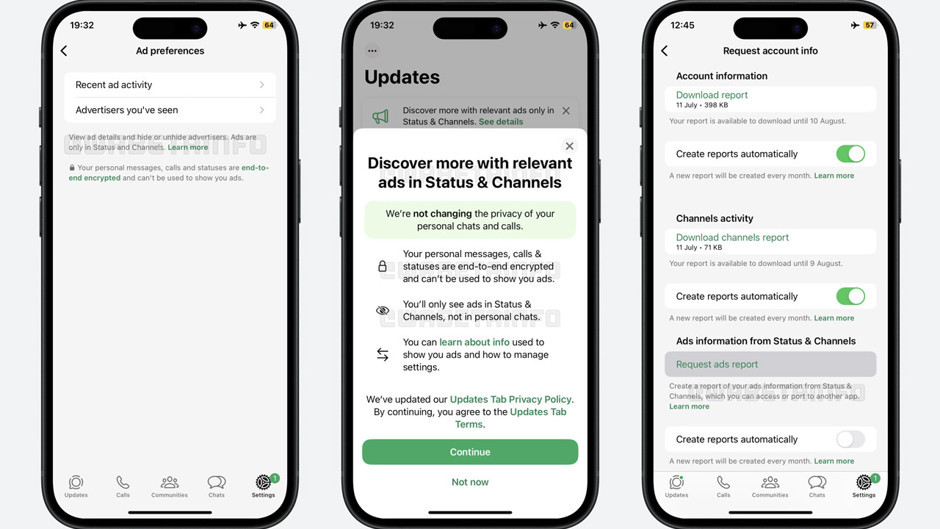 WhatsApp’ta reklam dönemi: Reklamlar durumlara ve kanallara giriş yaptı