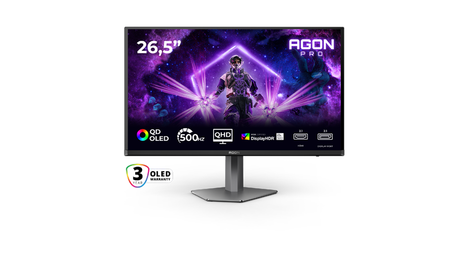 AOC, 500 Hz QD-OLED oyuncu monitörünü tanıttı