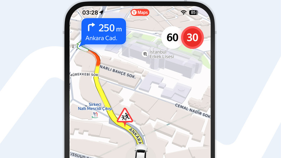 Yandex Haritalar'dan öğrenci güvenliği için yeni özellik