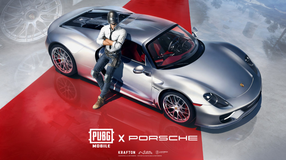 PUBG MOBILE'a Porsche 918 Spyder dahil birçok Porsche modeli geliyor!