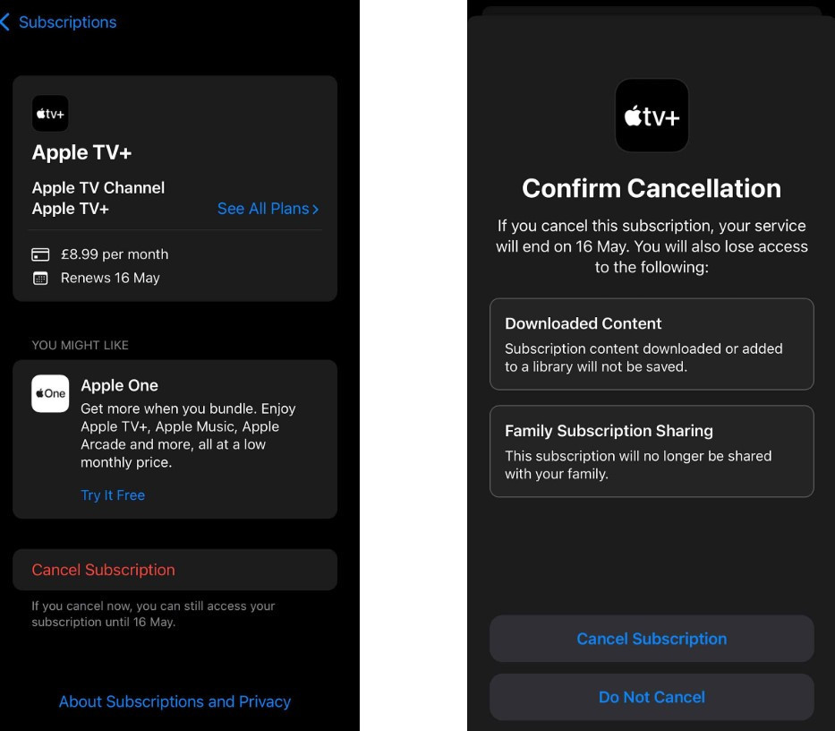 iphone abonelik iptali